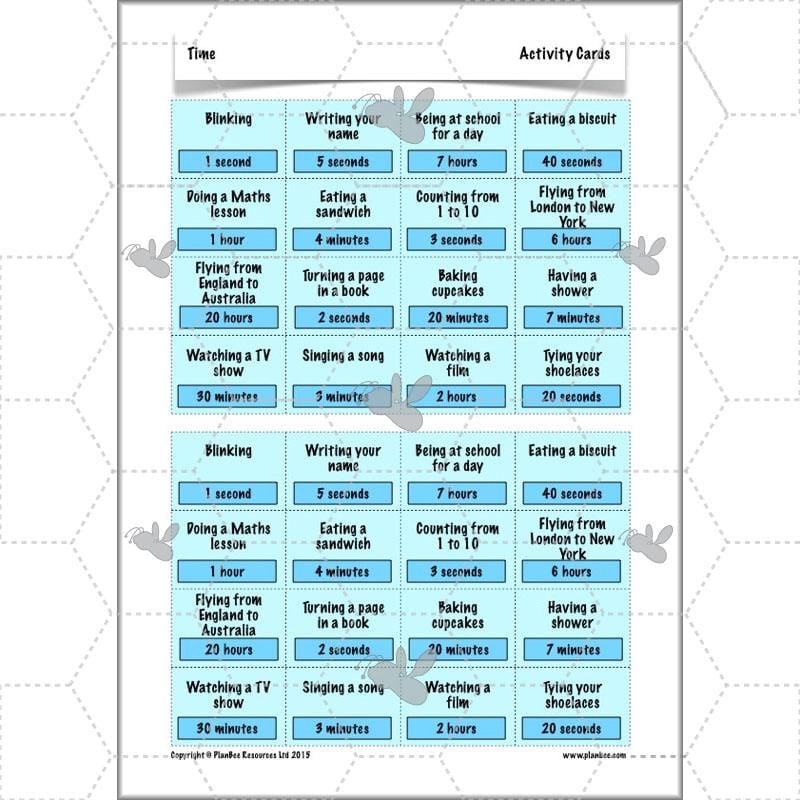 PlanBee Time: Year 3 Maths Lesson Plans, Word Problems and Worksheets