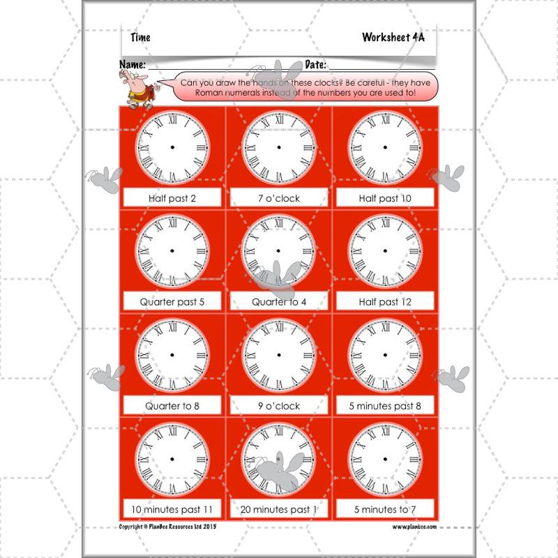 PlanBee Time: Year 3 Maths Lesson Plans, Word Problems and Worksheets