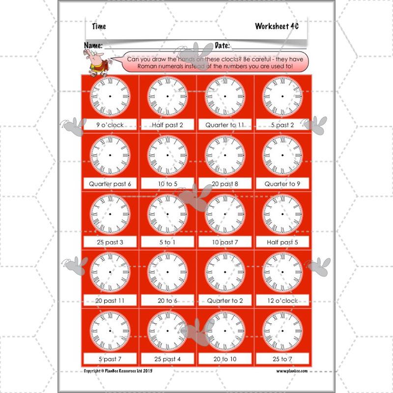 PlanBee Time: Year 3 Maths Lesson Plans, Word Problems and Worksheets