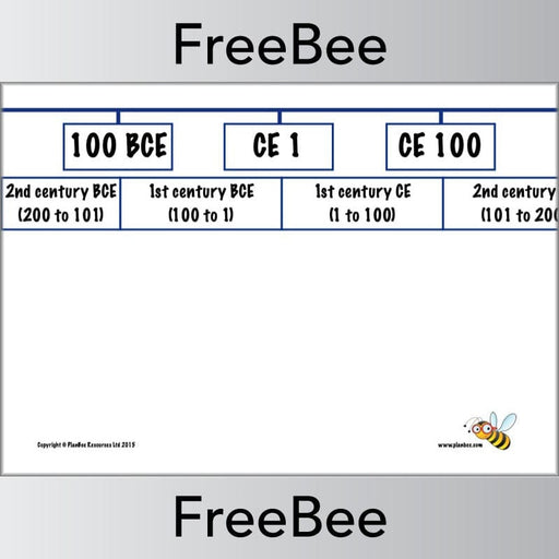 PlanBee Timeline Display: Blank 100 BC to AD 2200 Timeline | PlanBeeFREE Timeline Display: Blank 100 BC to AD 2200 Timeline | PlanBee
