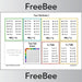 PlanBee Printable Times Table Booklet by PlanBee