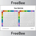 PlanBee Free Times Table Grid Printable Resources by PlanBee