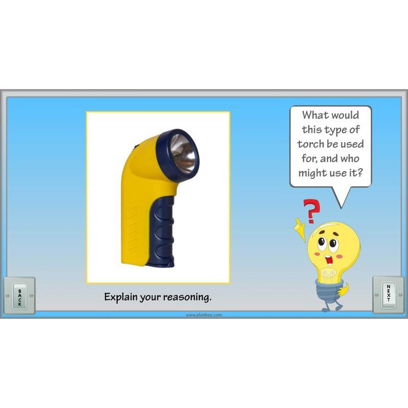 Torches KS2 Year 4 DT PDF lesson pack by PlanBee