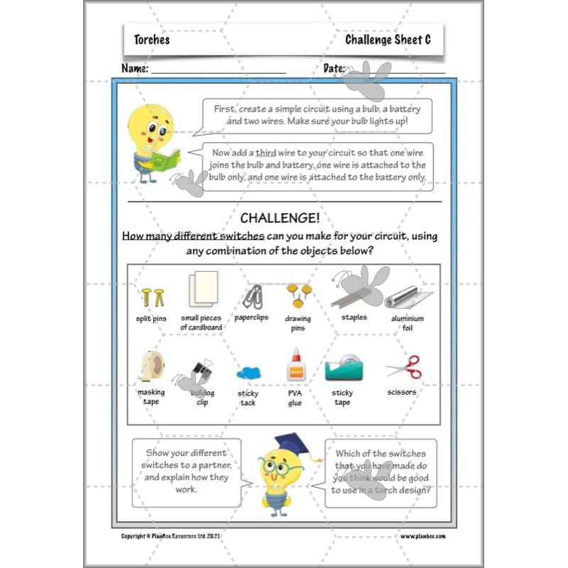 PlanBee Torches KS2 | Year 4 DT lessons | PlanBee