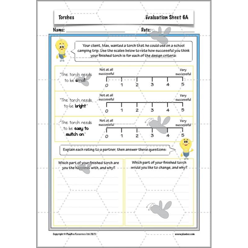 PlanBee Torches KS2 | Year 4 DT lessons | PlanBee