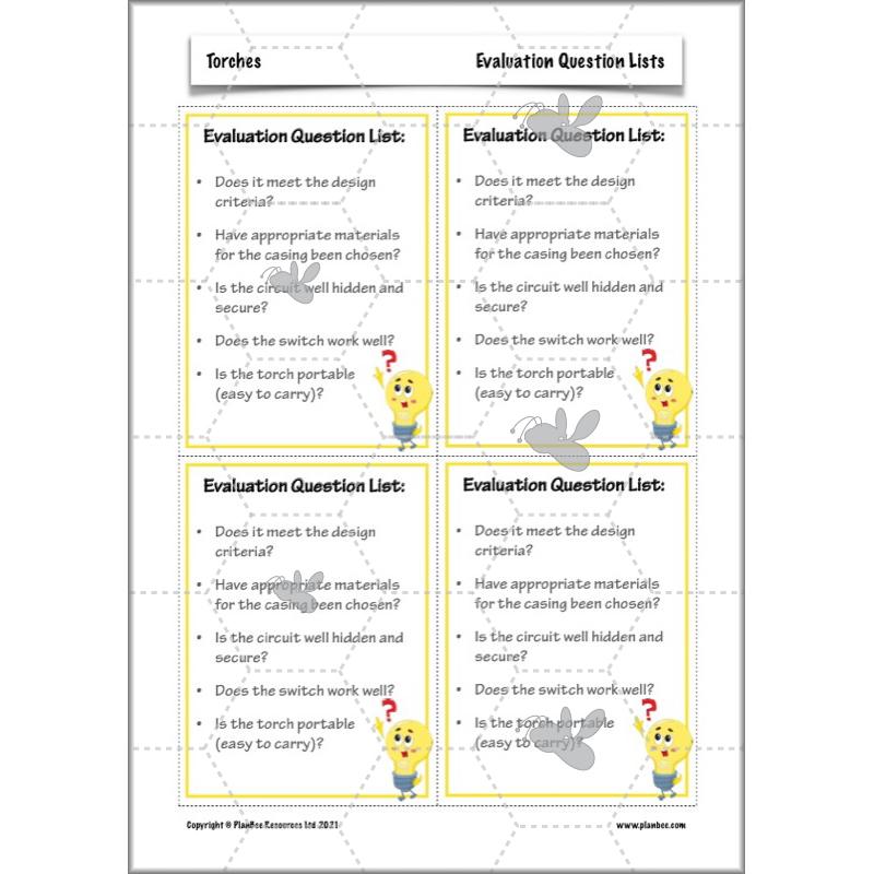 PlanBee Torches KS2 | Year 4 DT lessons | PlanBee