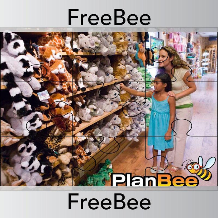 PlanBee FREE Toys Past and Present Reward Jigsaw | PlanBee FreeBees
