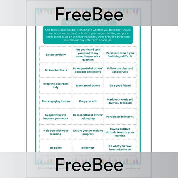 PlanBee Free Transition Day Activities Pack by PlanBee