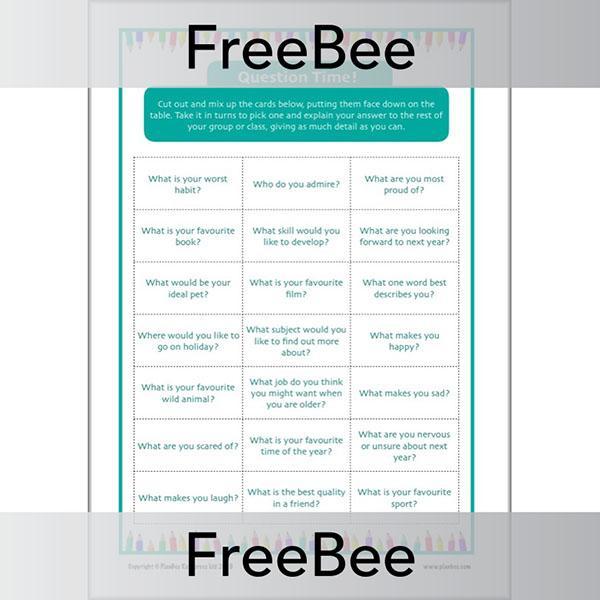 PlanBee Free Transition Day Activities Pack by PlanBee