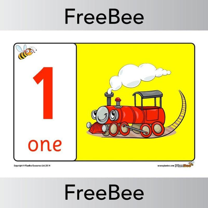 PlanBee Travel and Transport 1 - 10 Number Line | PlanBee