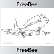 PlanBee FREE Transport Colouring Pages by PlanBee