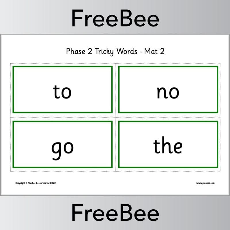 Downloadable Tricky Words Bingo Pack by PlanBee