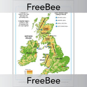 PlanBee FREE UK Mountains KS2 Poster | Geography Resources