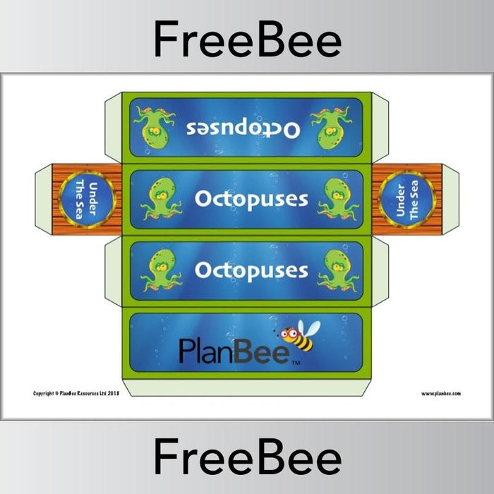 PlanBee FREE Under the Sea Group Name Labels | PlanBee