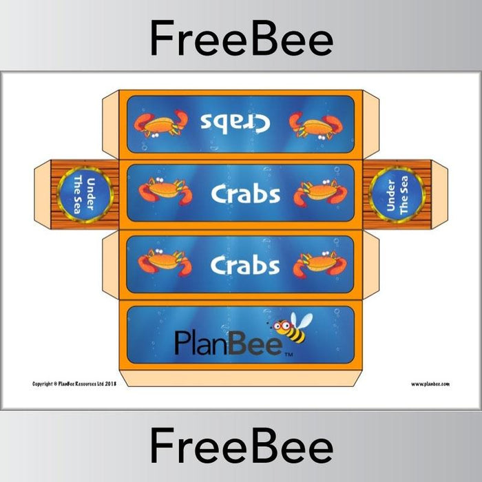 PlanBee FREE Under the Sea Group Name Labels | PlanBee