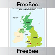 PlanBee FREE Map of UK KS1 by PlanBee