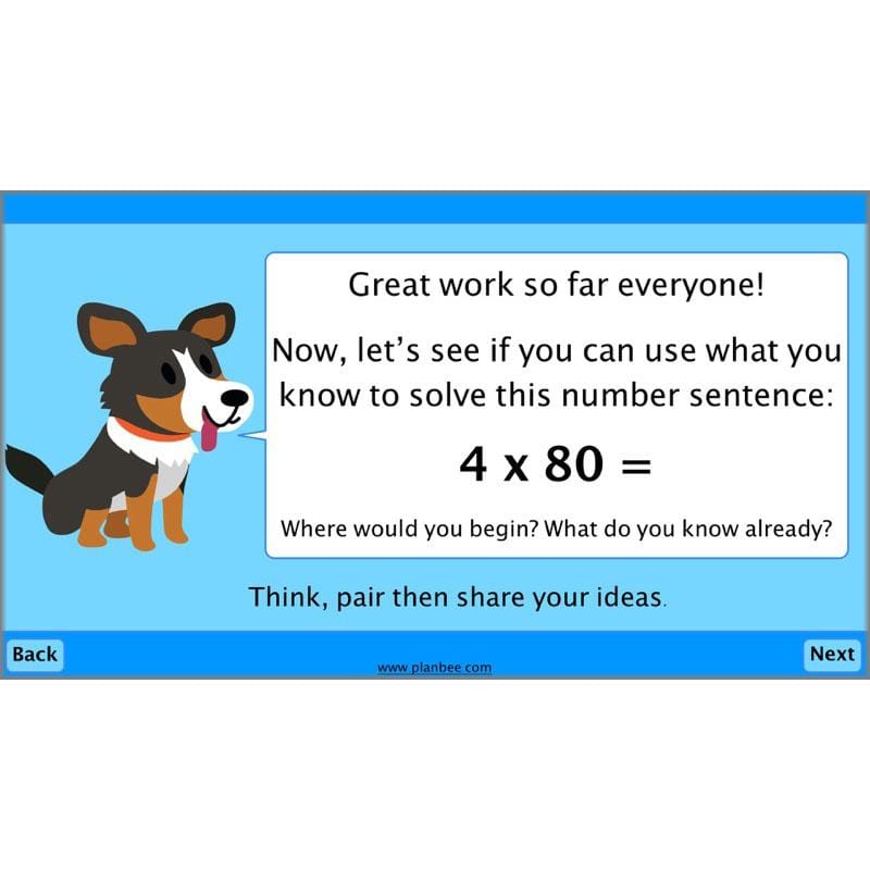 PlanBee Multiplying by Multiples of 10 and 100 - Year 3 Primary Maths Lesson