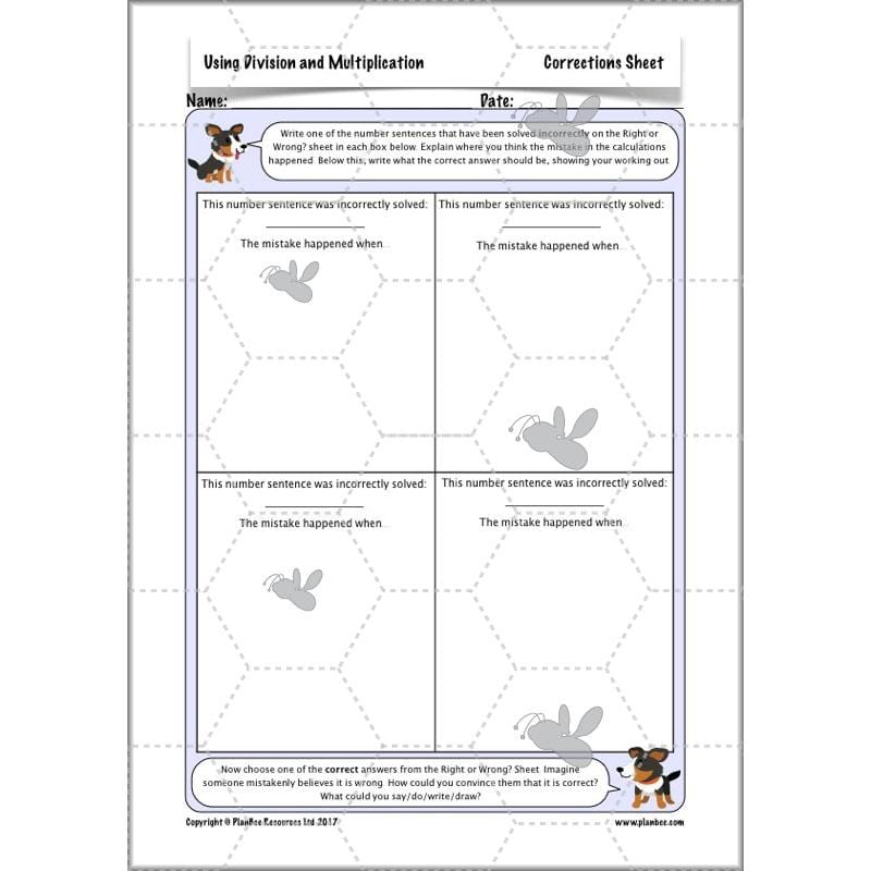 PlanBee Multiplying by Multiples of 10 and 100 - Year 3 Primary Maths Lesson