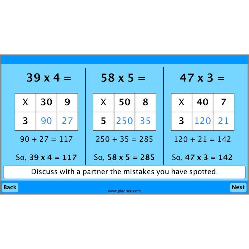 PlanBee Multiplying by Multiples of 10 and 100 - Year 3 Primary Maths Lesson