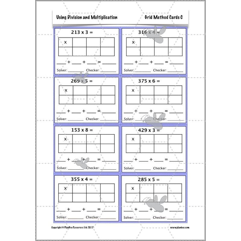 PlanBee Multiplying by Multiples of 10 and 100 - Year 3 Primary Maths Lesson