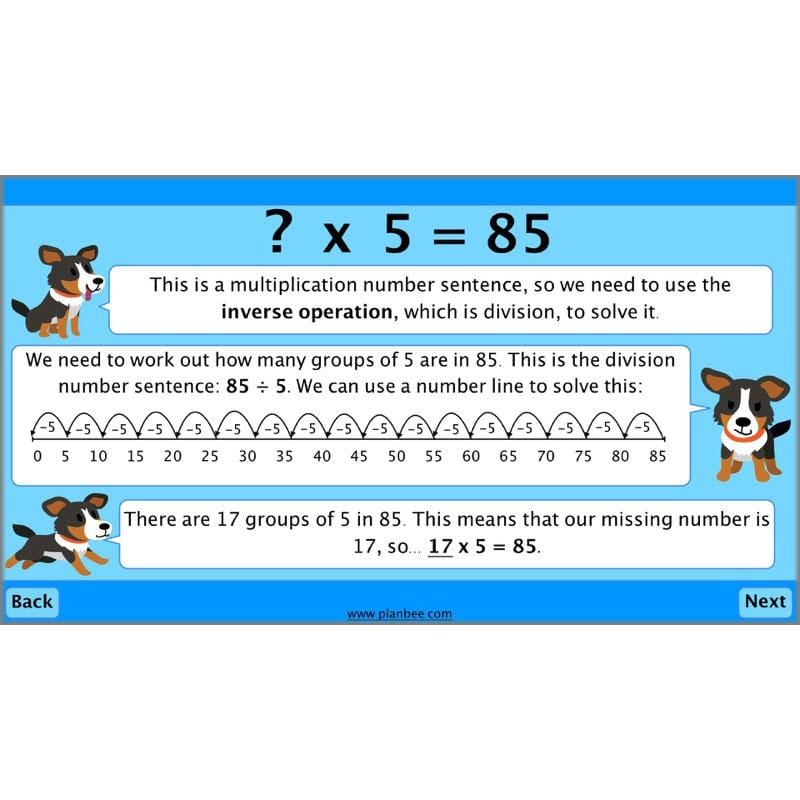 PlanBee Multiplying by Multiples of 10 and 100 - Year 3 Primary Maths Lesson