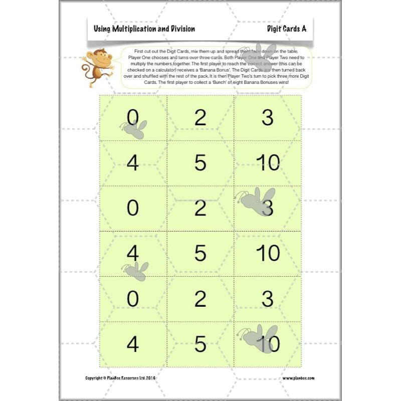 PlanBee Using Multiplication and Division: Year 4 Primary Maths Lesson Plans