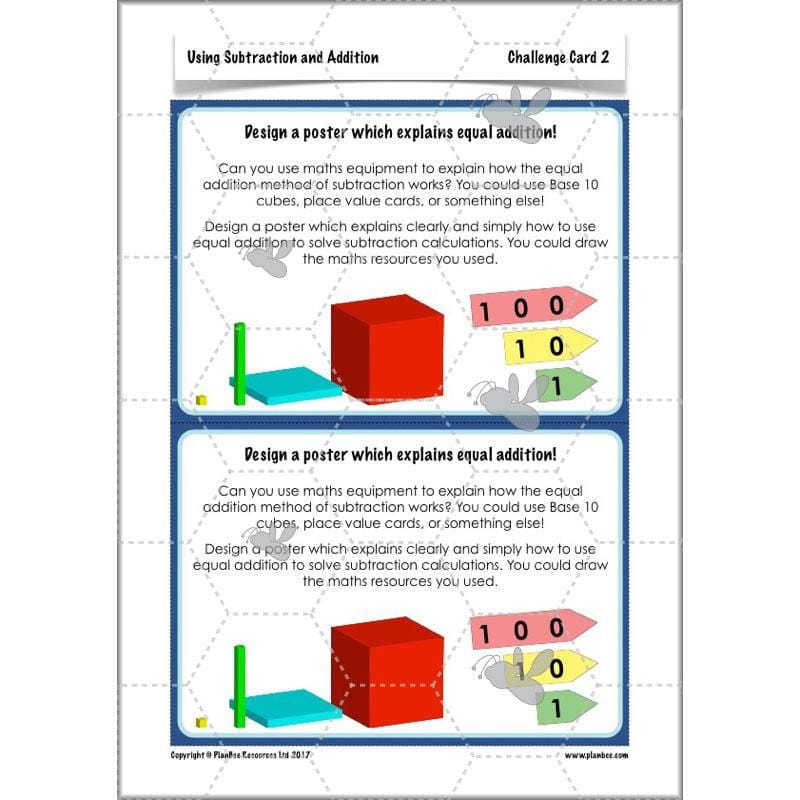 PlanBee Using Subtraction & Addition - Year 6 Maths Planning and Resources