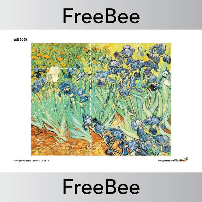 PlanBee Van Gogh Jigsaw Puzzle Pack | Free Resource by PlanBee