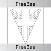 FREE Union Jack Bunting Template
