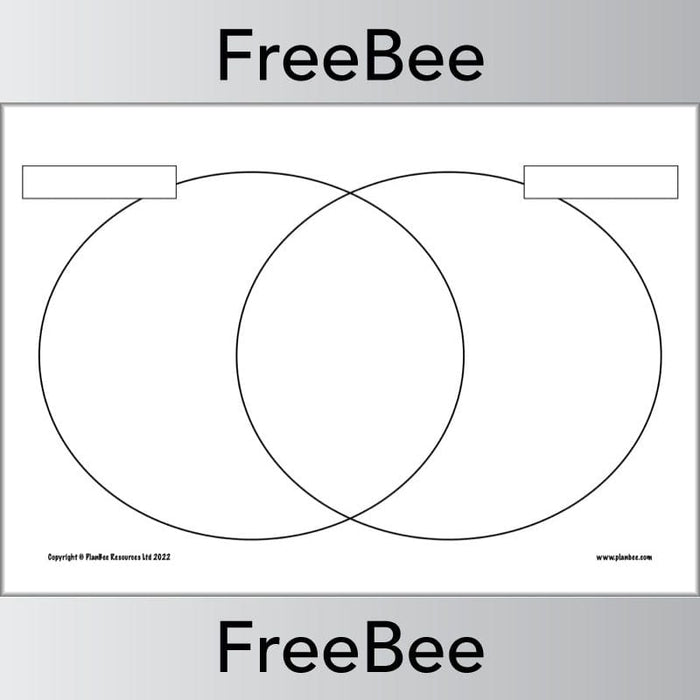 PlanBee FREE Venn Diagram Template by PlanBee