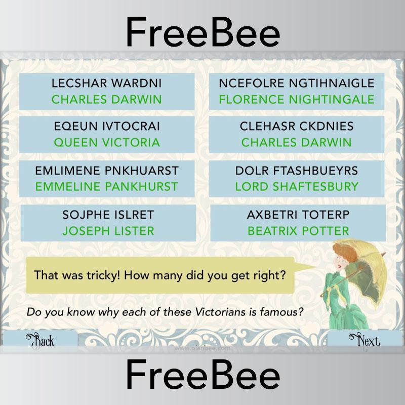 Free Victorian Quiz Brain Teaser Presentation by PlanBee