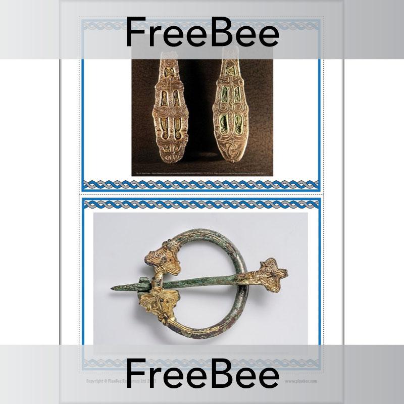 PlanBee Viking Jewellery KS2 Picture Cards by PlanBee