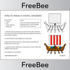 FREE Viking Longboat Template Printables by PlanBee
