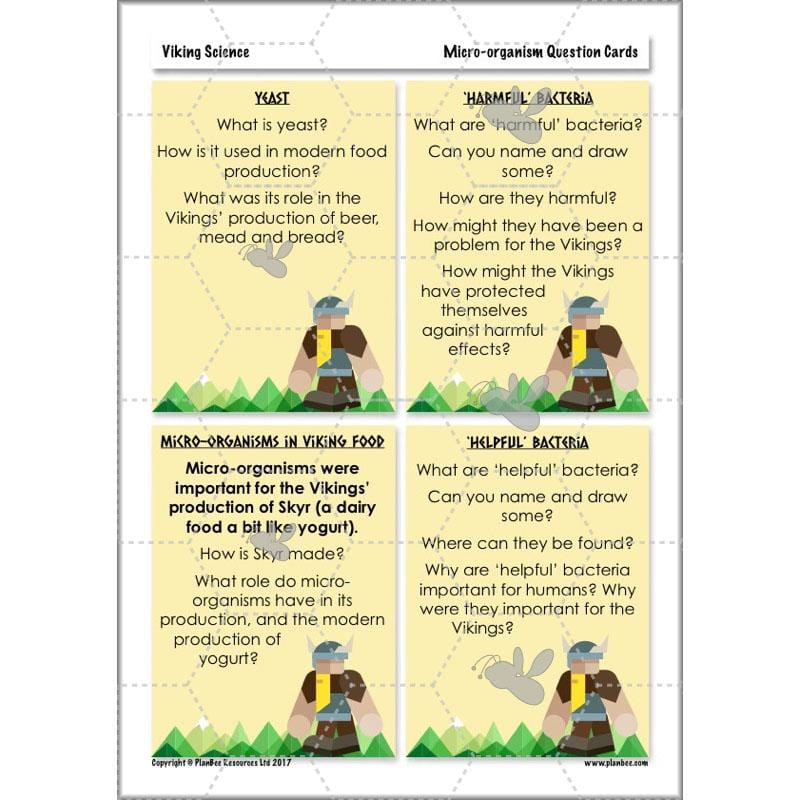 PlanBee Viking Science - Working Scientifically: Year 5 & Year 6 Science