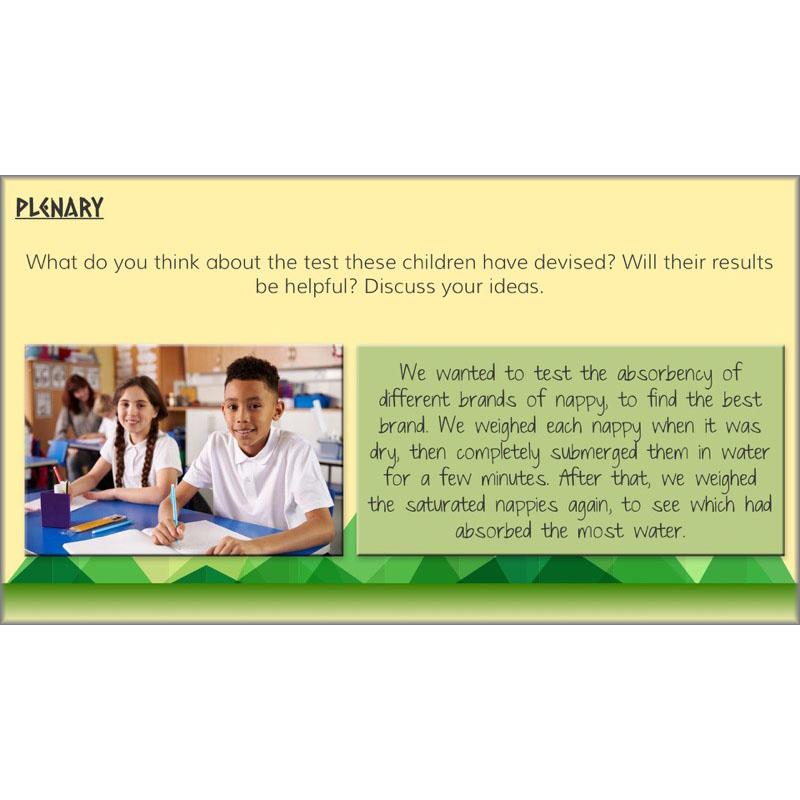 PlanBee Viking Science - Working Scientifically: Year 5 & Year 6 Science