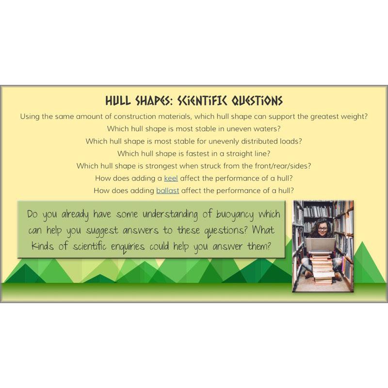 PlanBee Viking Science - Working Scientifically: Year 5 & Year 6 Science