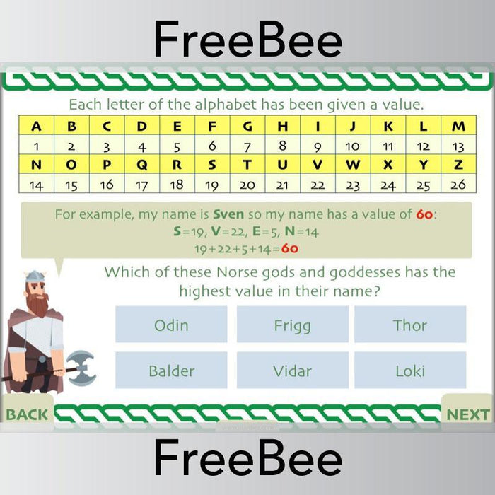 Free Viking Riddles and Numeracy Brain Teasers by PlanBee