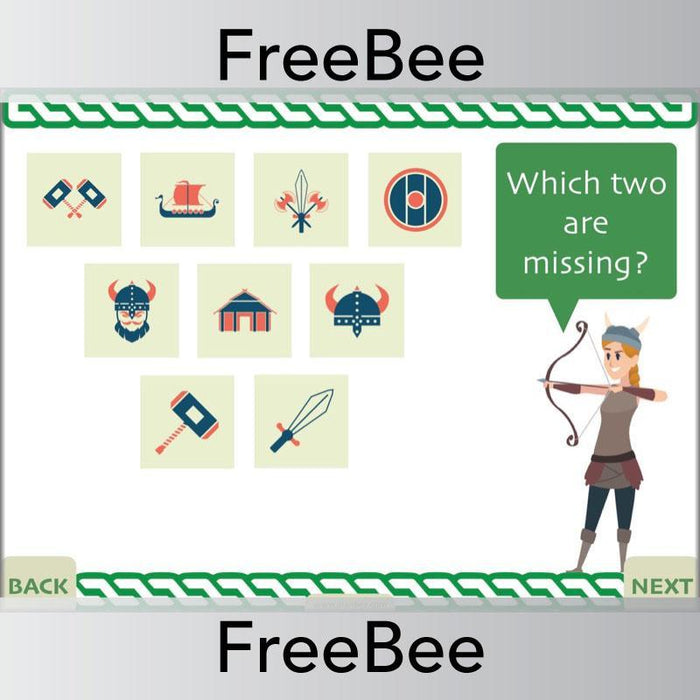 Free Viking Riddles and Memory Brain Teasers by PlanBee