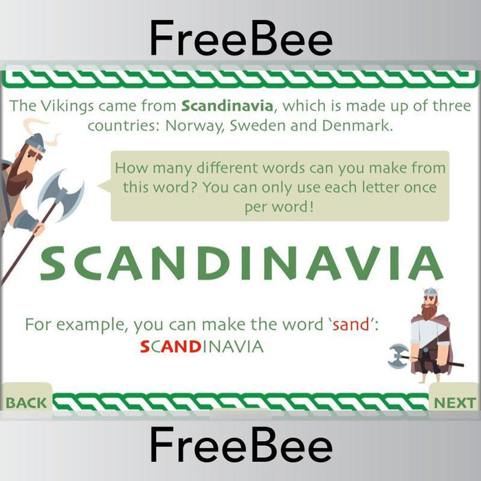 Free Viking Riddles and Anagram Brain Teasers by PlanBee
