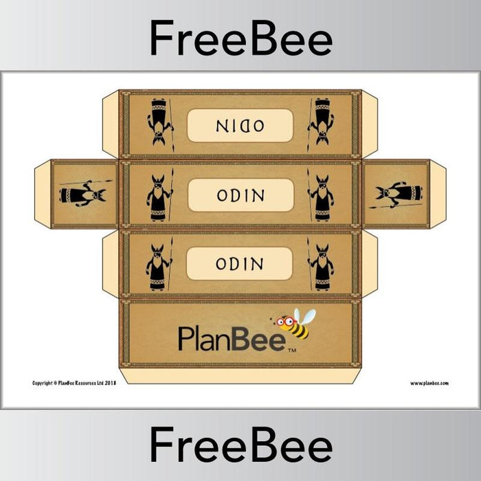 PlanBee FREE Odin Viking Gods and Goddesses KS2 Group Name Labels and Facts