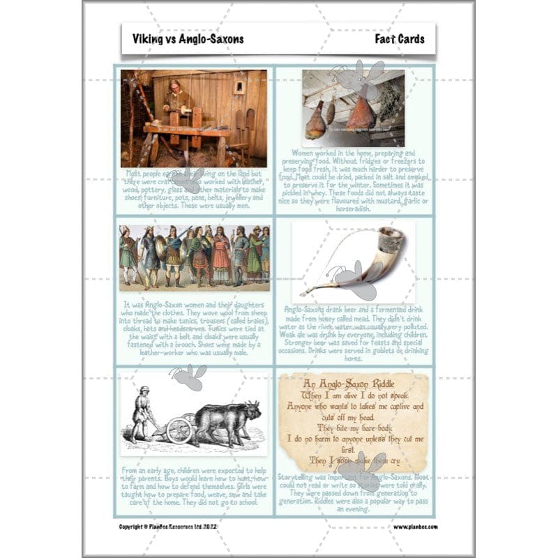 PlanBee Vikings and Anglo Saxons KS2 Planning Pack by PlanBee