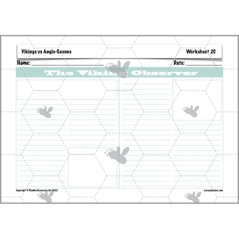 PlanBee Vikings and Anglo Saxons KS2 Planning Pack by PlanBee