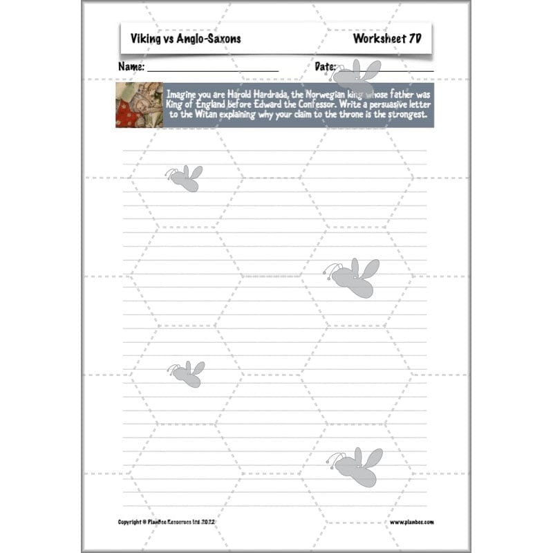 PlanBee Vikings and Anglo Saxons KS2 Planning Pack by PlanBee