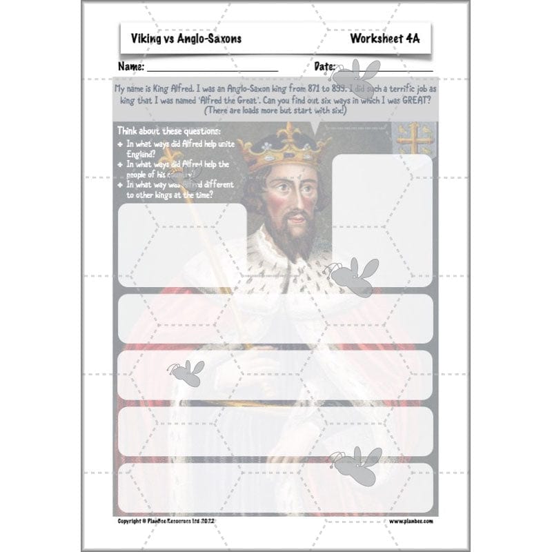 PlanBee Vikings and Anglo Saxons KS2 Planning Pack by PlanBee