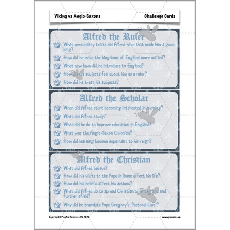PlanBee Vikings and Anglo Saxons KS2 Planning Pack by PlanBee