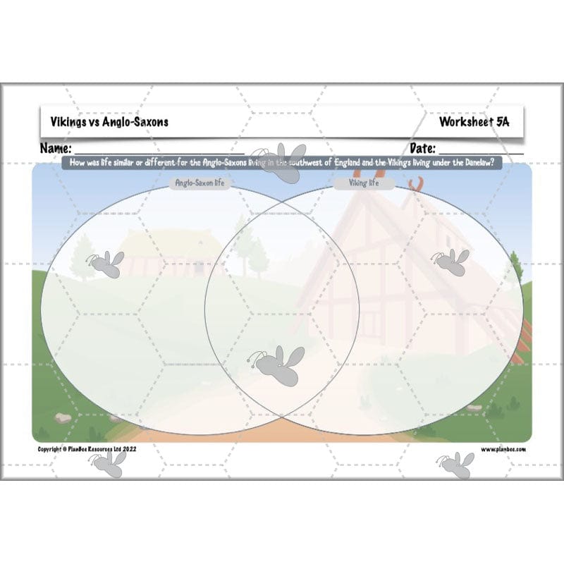 PlanBee Vikings and Anglo Saxons KS2 Planning Pack by PlanBee