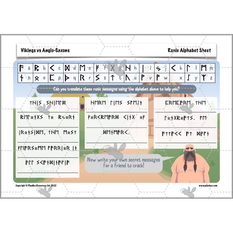 PlanBee Vikings and Anglo Saxons KS2 Planning Pack by PlanBee