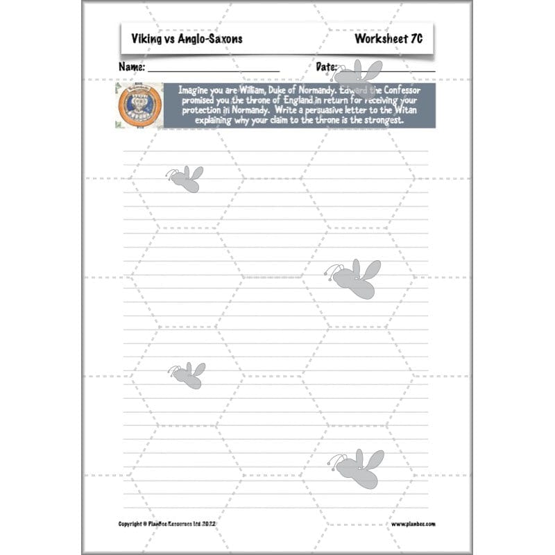 PlanBee Vikings and Anglo Saxons KS2 Planning Pack by PlanBee