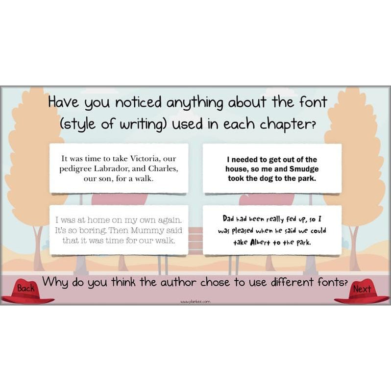 Voices in the Park Activities | Year 5 English lessons | PlanBee