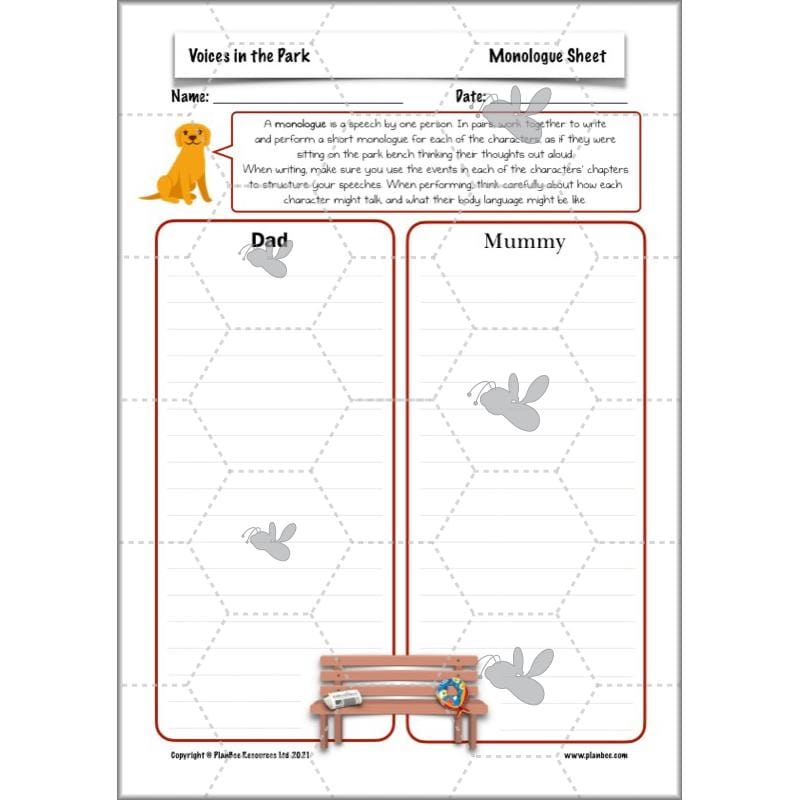 PlanBee Voices in the Park Activities | Year 5 English lessons | PlanBee